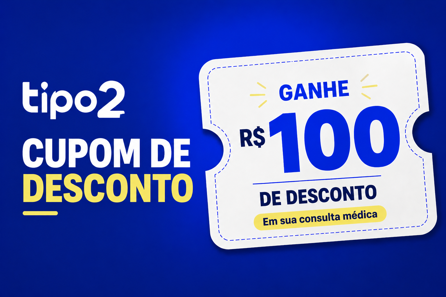 Consulta com Desconto de R$ 100